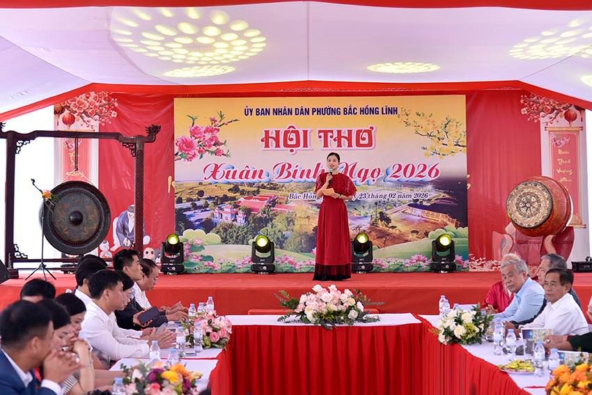 Lan toả “sắc xuân Bắc Hồng Lĩnh” qua Hội thơ Nguyên tiêu xuân Bính Ngọ 2026