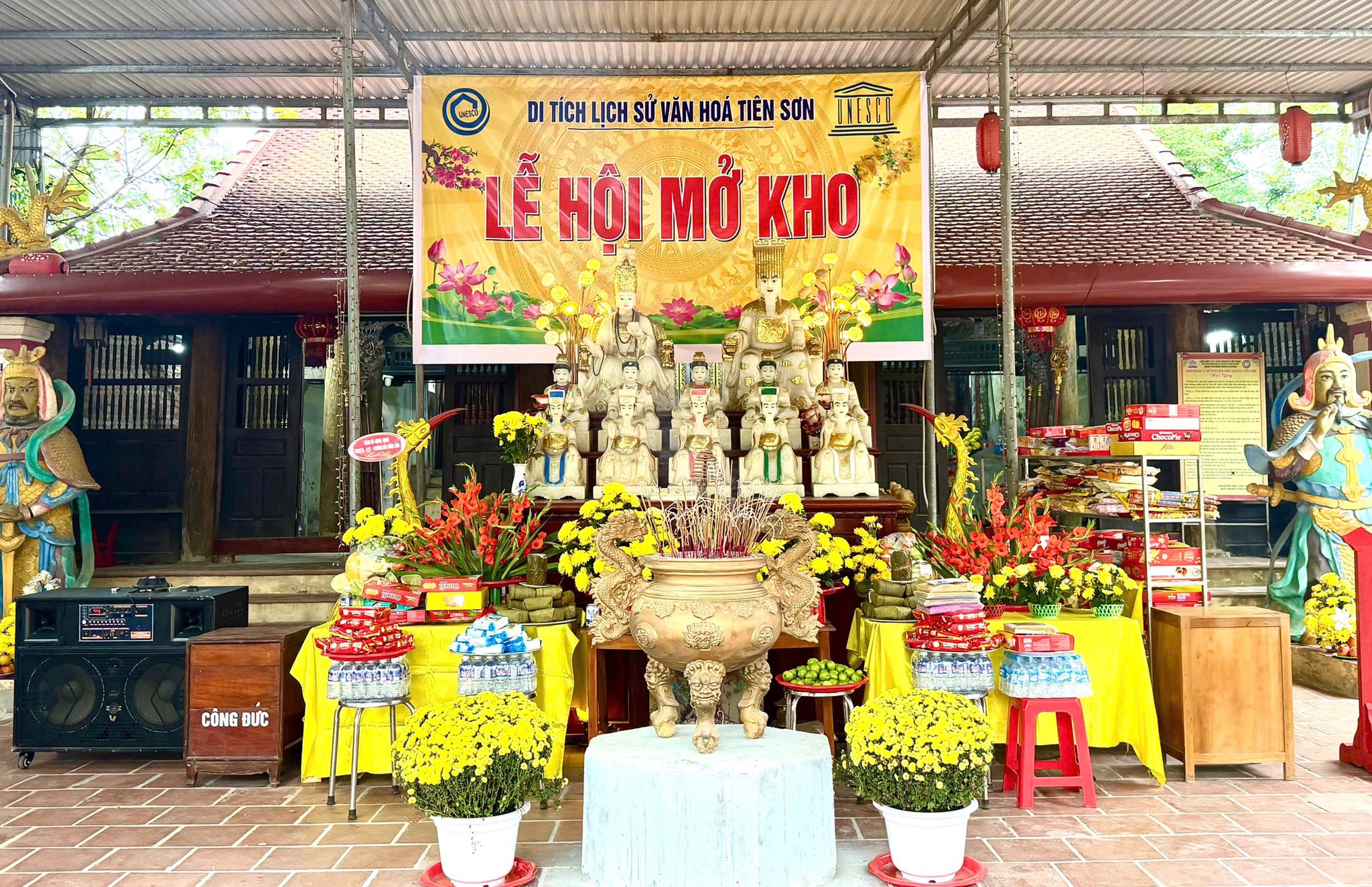 Lễ hội mở kho đền Bà Chúa kho - nét đẹp văn hoá đầu xuân ở Bắc Hồng Lĩnh