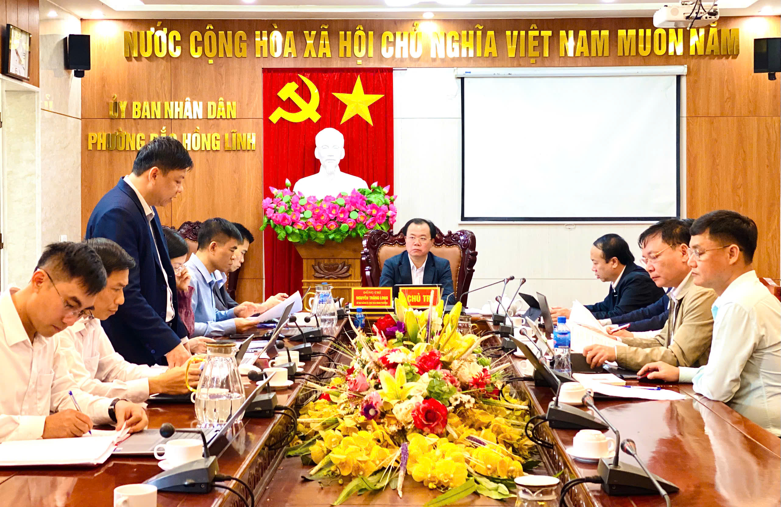 Ban Thường vụ đảng ủy phường Bắc Hồng Lĩnh cho ý kiến đề án thành lập Trạm y tế phường