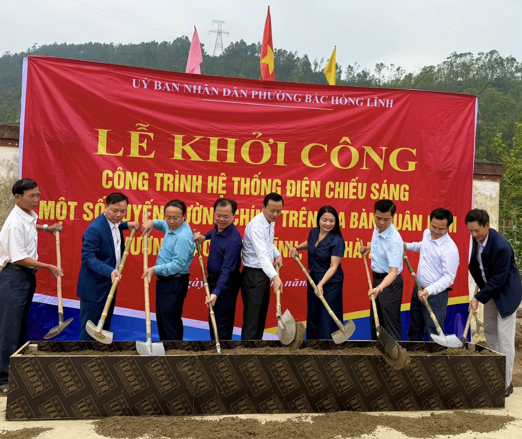 Phường Bắc Hồng Lĩnh khởi công các công trình xây dựng chào xuân Bính Ngọ 2026