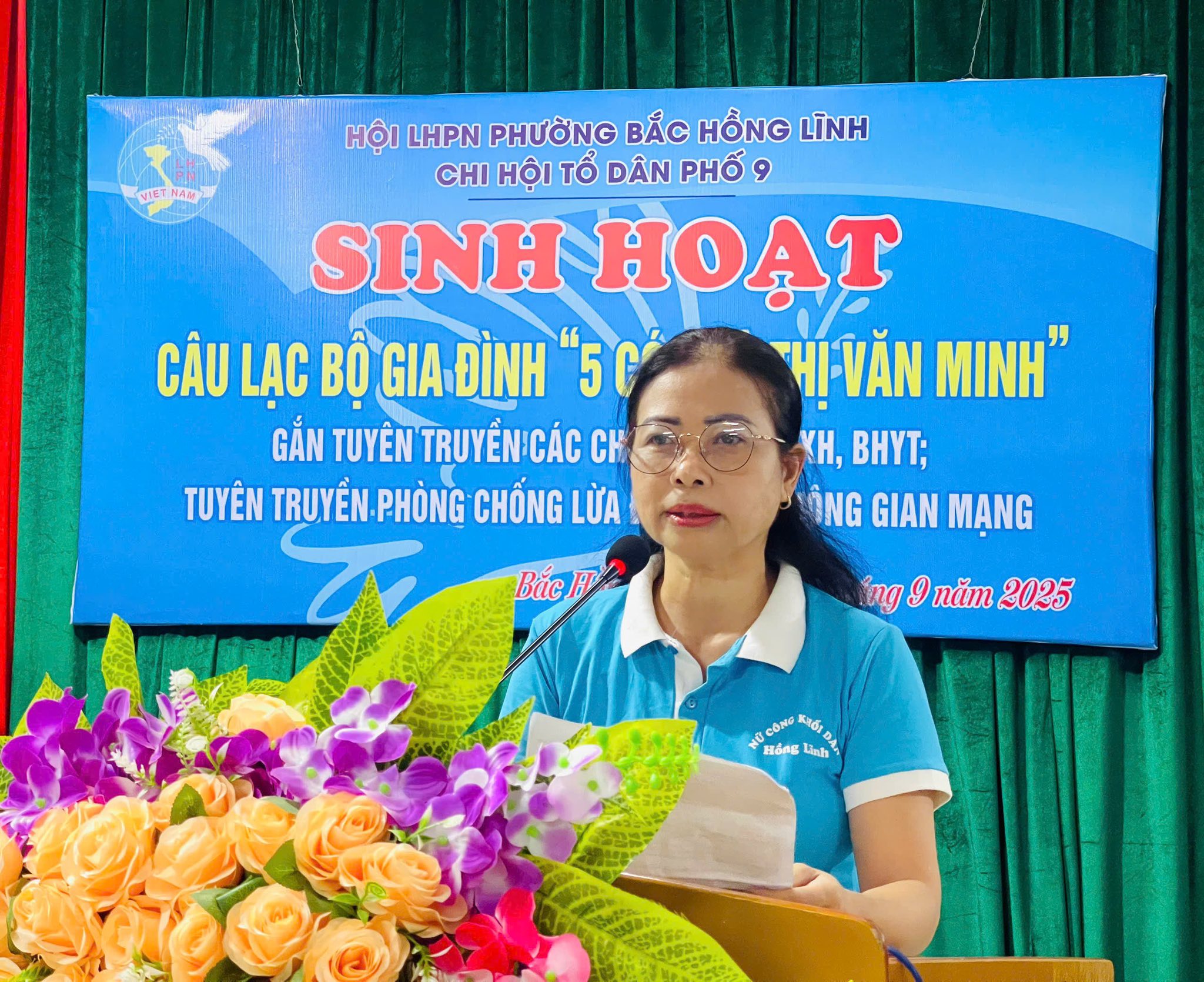 Sôi nổi, hào hứng từ sinh hoạt CLB "Gia đình 5 có-Đô thị văn minh" ở Hội Liên hiệp phụ nữ phường