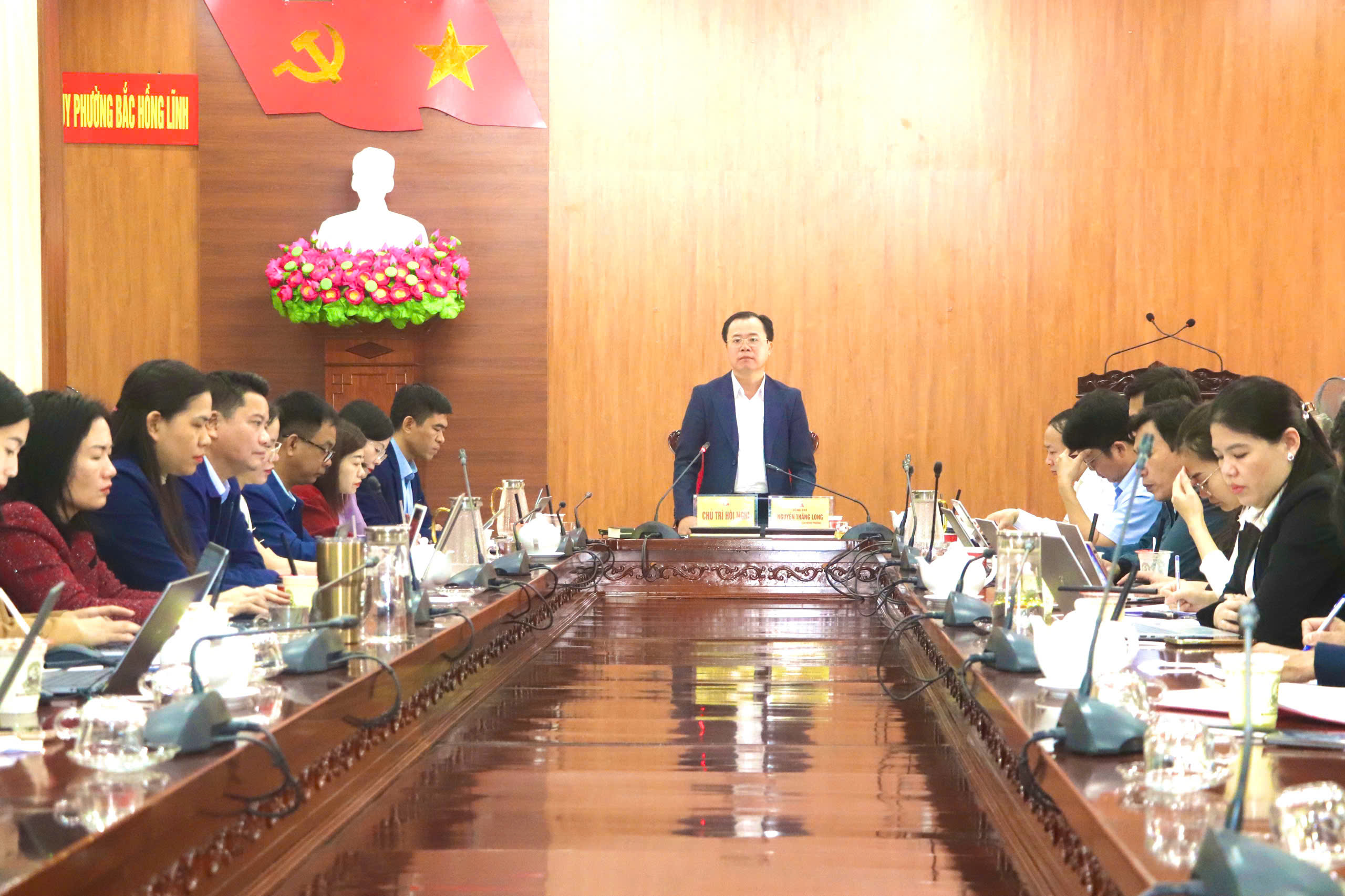 Thường trực Đảng ủy phường Bắc Hồng Lĩnh cho ý kiến chương trình công tác năm 2026 của MTTQ và các tổ chức chính trị - xã hội