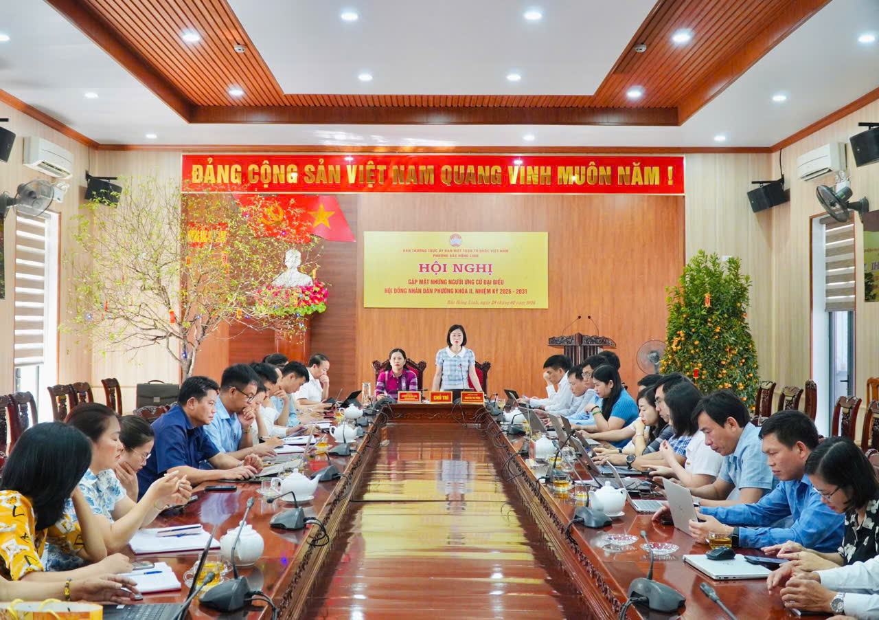 Gặp mặt người ứng cử đại biểu HĐND phường khóa II nhiệm kỳ 2026–2031