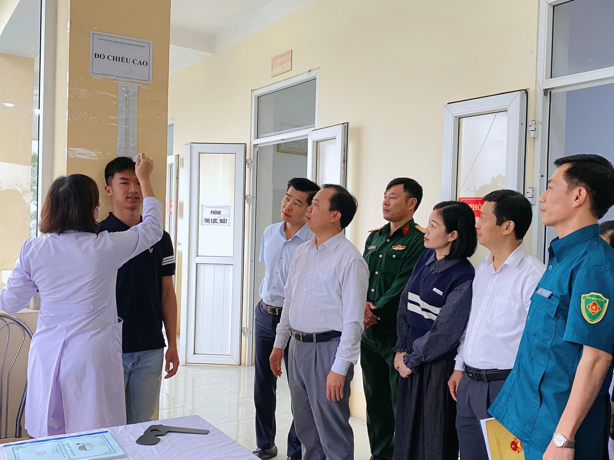  Tổ chức sơ tuyển khám sức khỏe nghĩa vụ quân sự, nghĩa vụ công an năm 2026