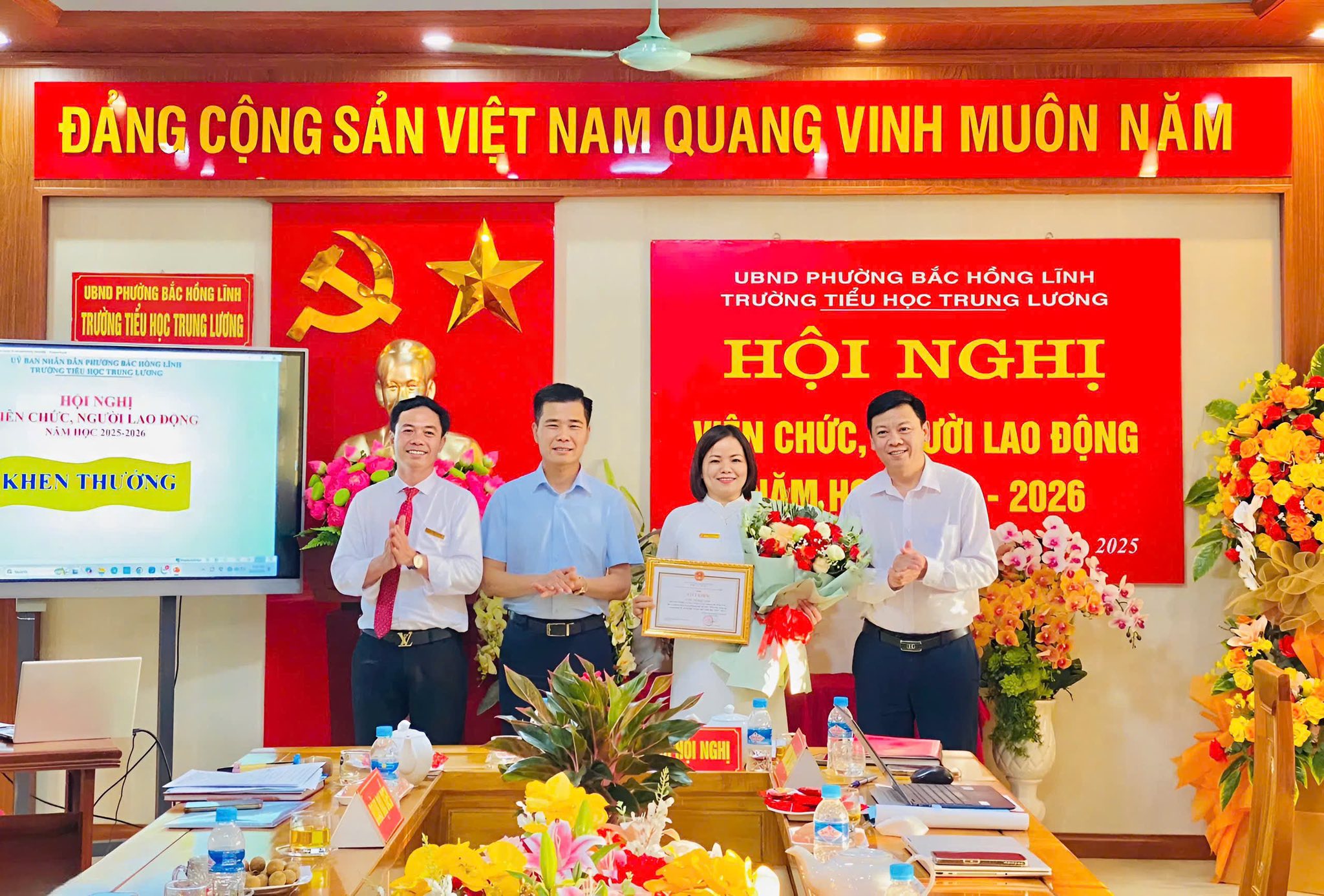 Hội nghị viên chức, người lao động các trường học phường Bắc Hồng Lĩnh, năm học 2025-2026