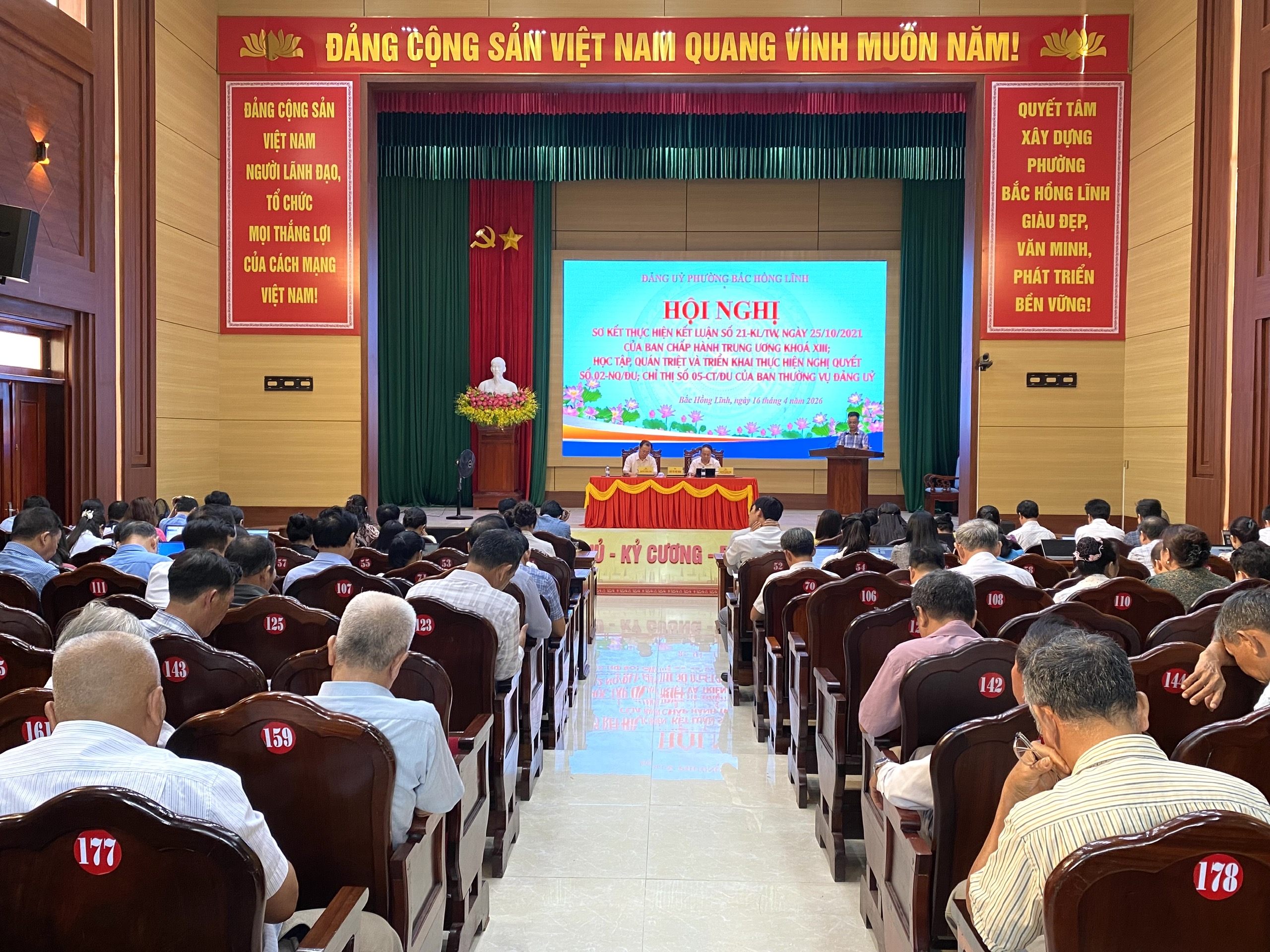 Phường Bắc Hồng Lĩnh tăng cường xây dựng, chỉnh đốn đảng và hệ thống chính trị; triển khai đồng bộ các nhiệm vụ trong công tác giải phóng mặt bằng và quản lý đất đai trên địa bàn