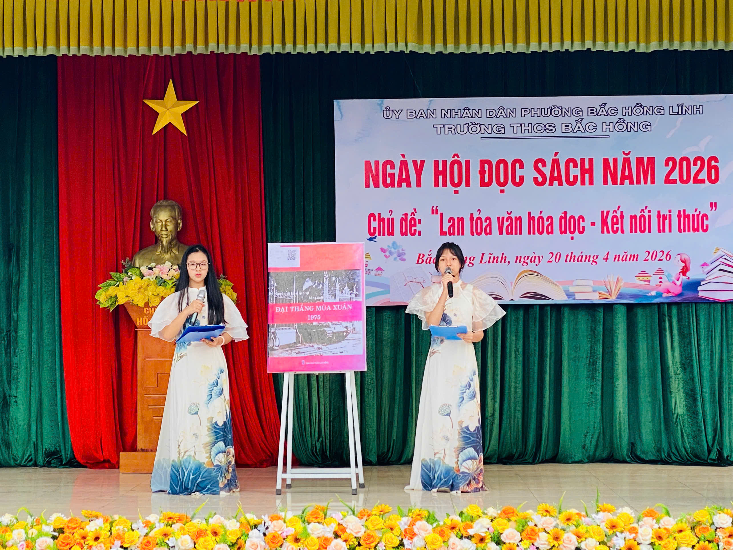 Lan tỏa văn hóa đọc, kết nối tri thức tại trường THCS Bắc Hồng