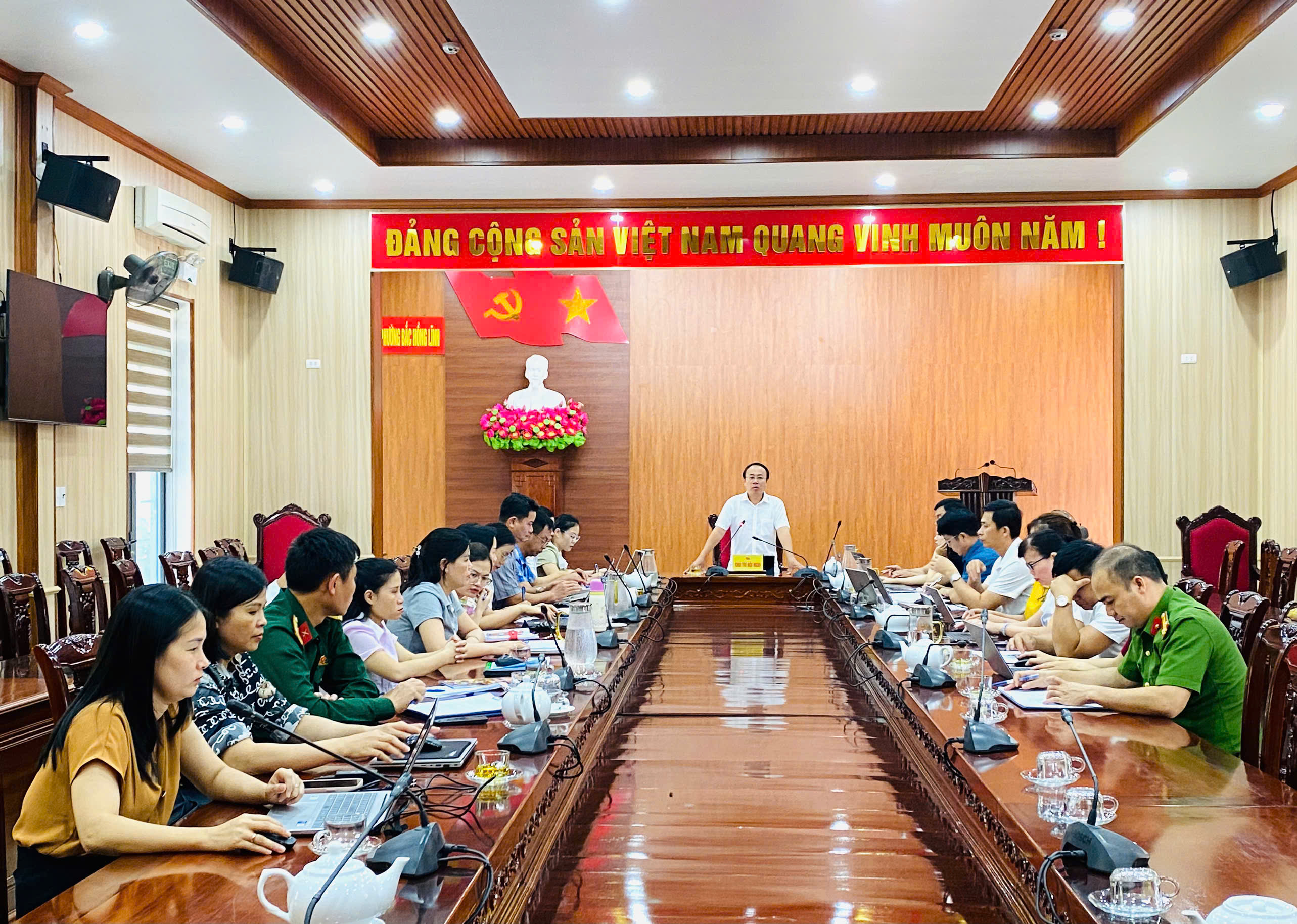 Thường trực đảng ủy phường làm việc với MTTQ và các tổ chức chính trị - xã hội, triển khai nhiệm vụ quý II - 2026