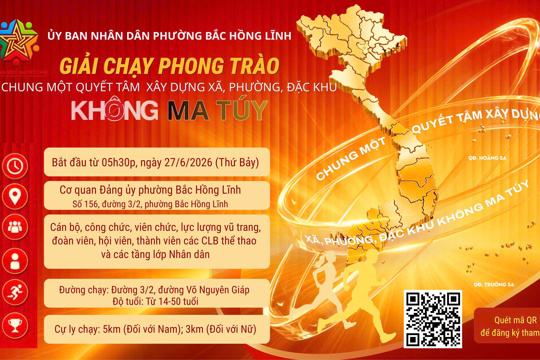 Kế hoạch tổ chức giải Chạy hưởng ứng tháng hành động quốc gia về phòng chống ma tuý