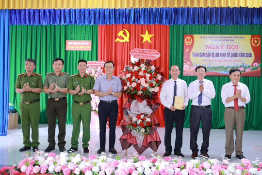 Bắc Hồng Lĩnh tổ chức điểm Ngày hội Toàn dân bảo vệ an ninh Tổ quốc năm 2026