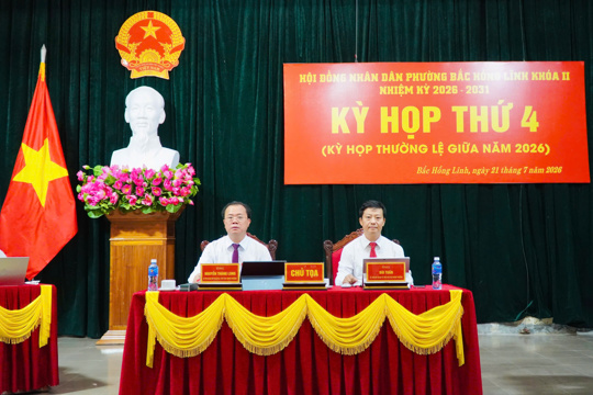 Bế mạc Kỳ họp thứ 4, HĐND phường Bắc Hồng Lĩnh khóa II: Thẳng thắn chất vấn, quyết nghị nhiều nội dung quan trọng 