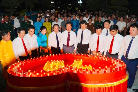 Lễ thắp nến tri ân – Đời đời nhớ ơn các Anh hùng Liệt sĩ nhân kỷ niệm 79 năm ngày Thương binh - Liệt sĩ (27/7/1947 – 27/7/2026) 