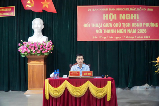 Chủ tịch UBND phường Bắc Hồng Lĩnh đối thoại với Thanh niên năm 2026