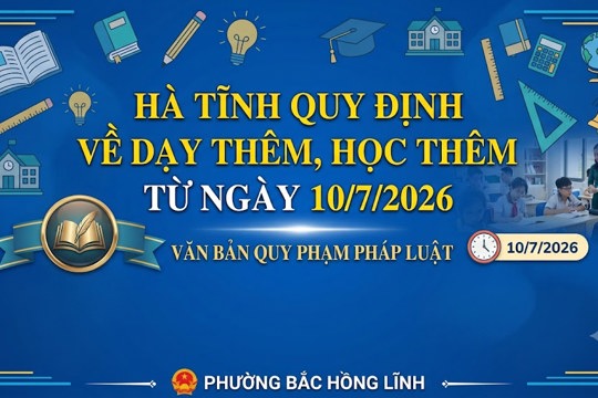 Hà Tĩnh ban hành quy định về dạy thêm, học thêm 