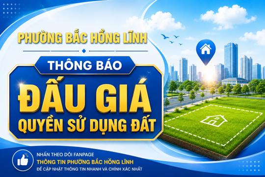 Thông báo đấu giá quyền sử dụng 25 lô đất bám đường Võ Nguyên Giáp