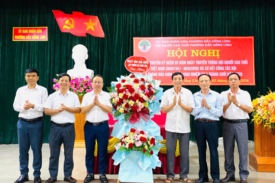 Hội Người cao tuổi phường Bắc Hồng Lĩnh kỷ niệm 85 năm Ngày truyền thống Người cao tuổi Việt Nam (06/6/1941-06/6/2026)