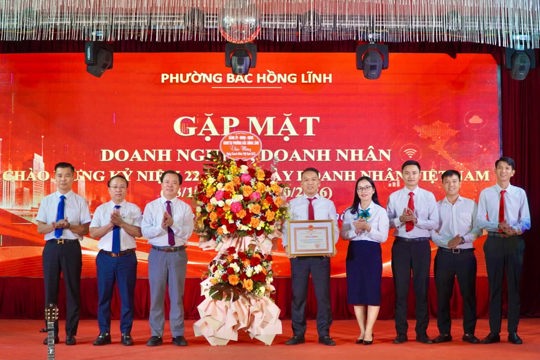 Lãnh đạo phường Bắc Hồng Lĩnh gặp mặt, đối thoại với cộng đồng doanh nghiệp  