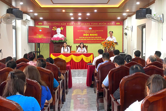 Hướng mạnh về cơ sở, nâng cao hiệu quả hoạt động của MTTQ và các tổ chức chính trị - xã hội phường Bắc Hồng Lĩnh