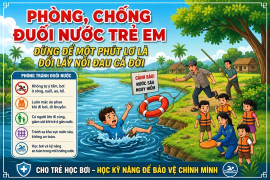 Bài tuyên truyền phòng chống tai nạn đuối nước