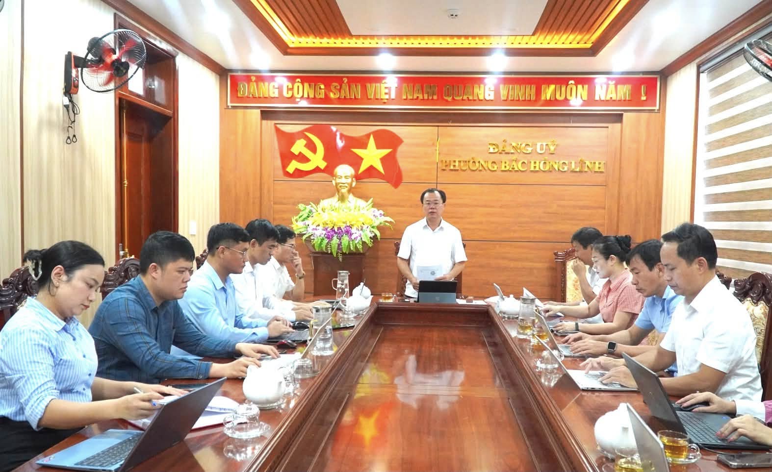 Thường trực HĐND phường Bắc Hồng Lĩnh tổ chức phiên họp thường kỳ tháng 5 bàn và thống nhất nhiều nội dung quan trọng