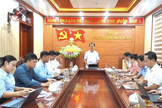 Thường trực HĐND phường Bắc Hồng Lĩnh tổ chức phiên họp thường kỳ tháng 5 bàn và thống nhất nhiều nội dung quan trọng