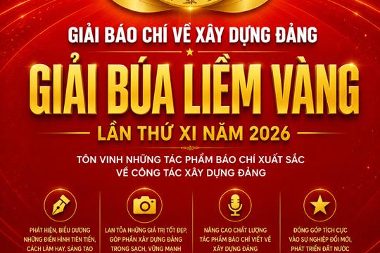 Giải báo chí toàn quốc về xây dựng Đảng (Giải Búa liềm vàng) lần thứ XI - năm 2026