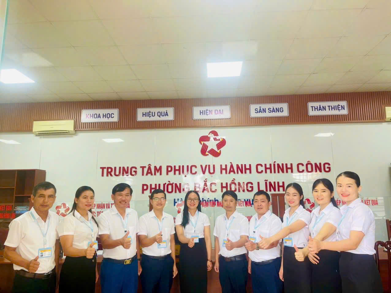 Trung tâm Phục vụ hành chính công phường Bắc Hồng Lĩnh dẫn đầu toàn tỉnh về phục vụ người dân, doanh nghiệp 