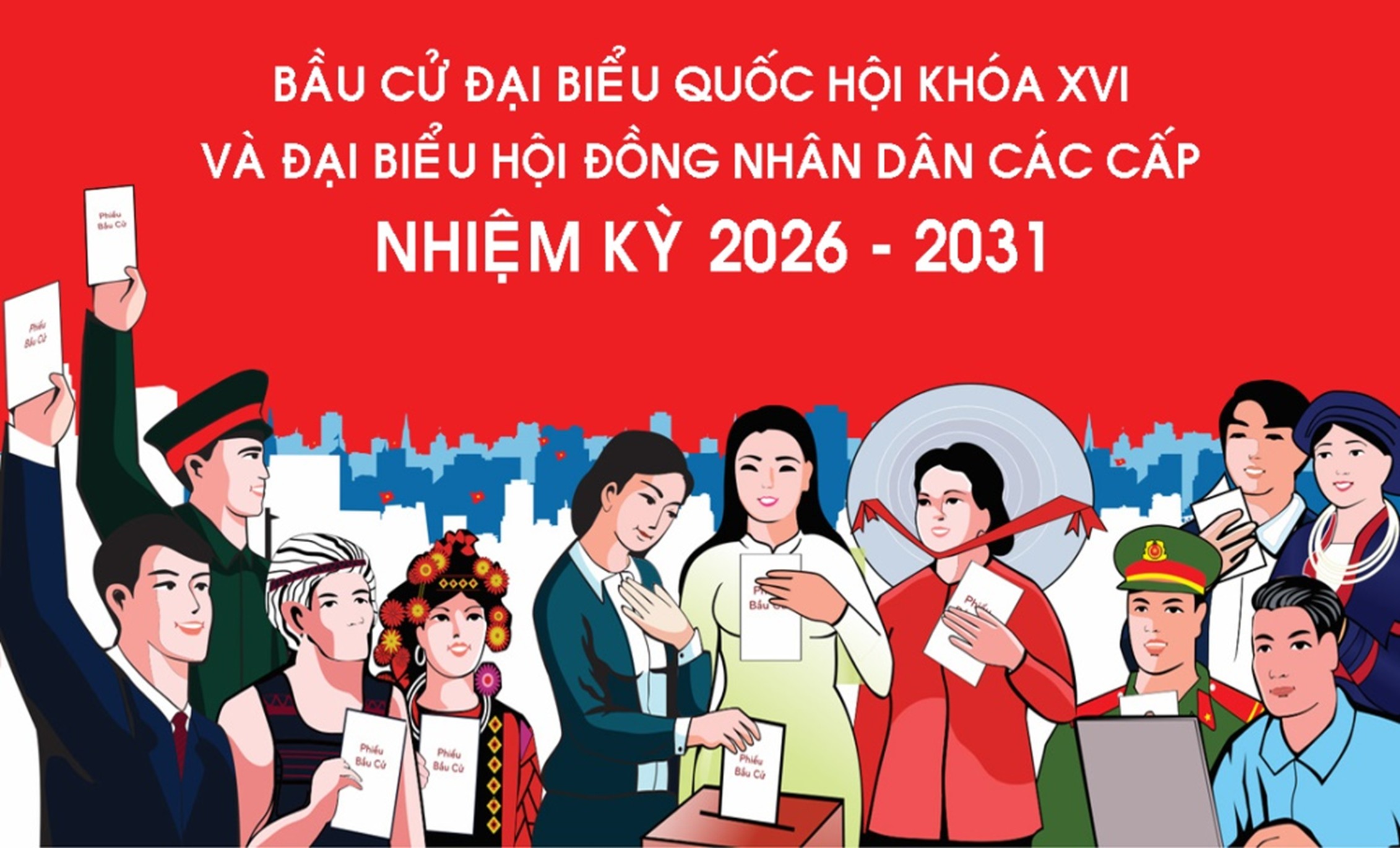  Thông báo cơ cấu, thành phần và phân bổ số lượng đại biểu Hội đồng nhân dân phường khoá II, nhiệm kỳ 2026 - 2031 